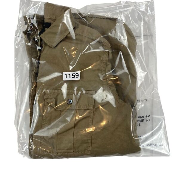 J.CREW Button Up Shirt Womens Size 2 Green Cotton Casual Collared Long Sleeve - Picture 14 of 14